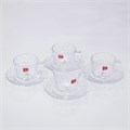 Набор кружек с блюдцами 6 штук 10251